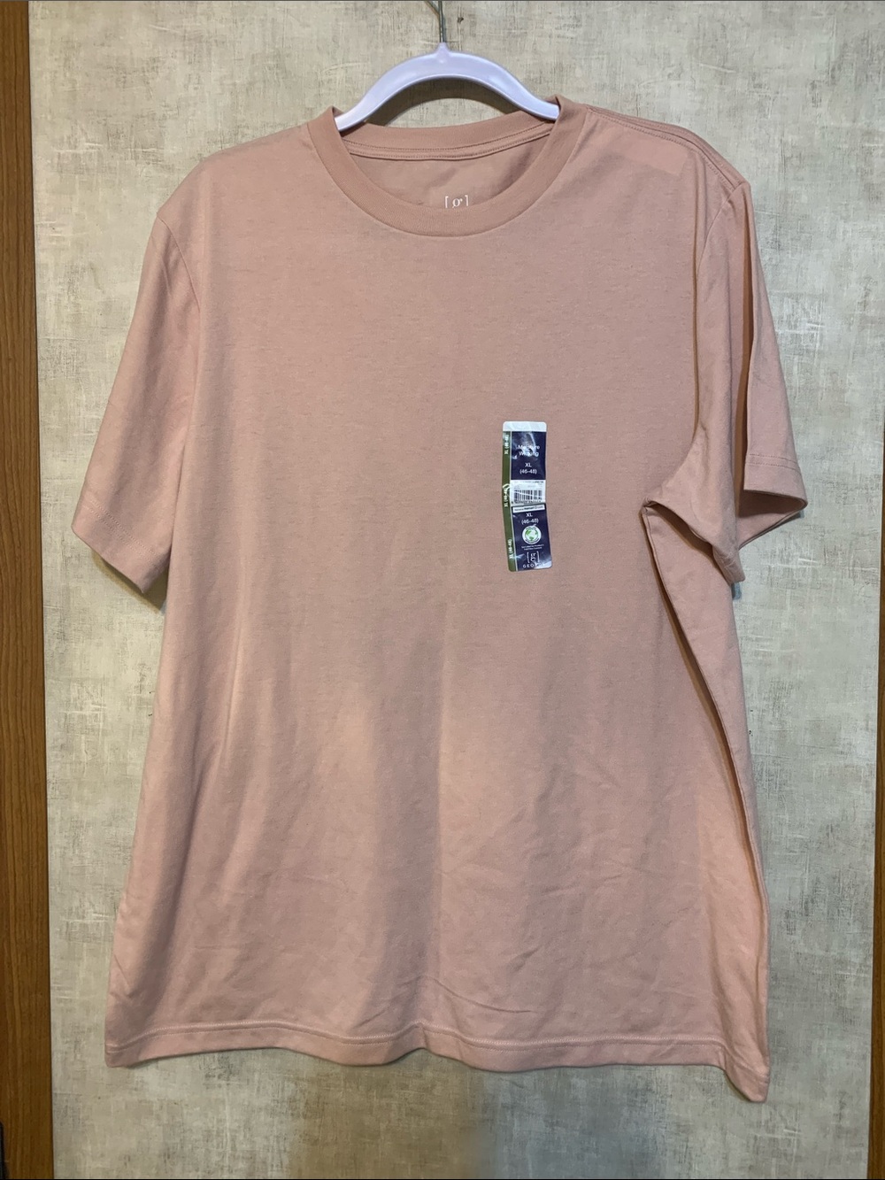George Men's Crewneck T‑Shirt in Dusty Pink size XL